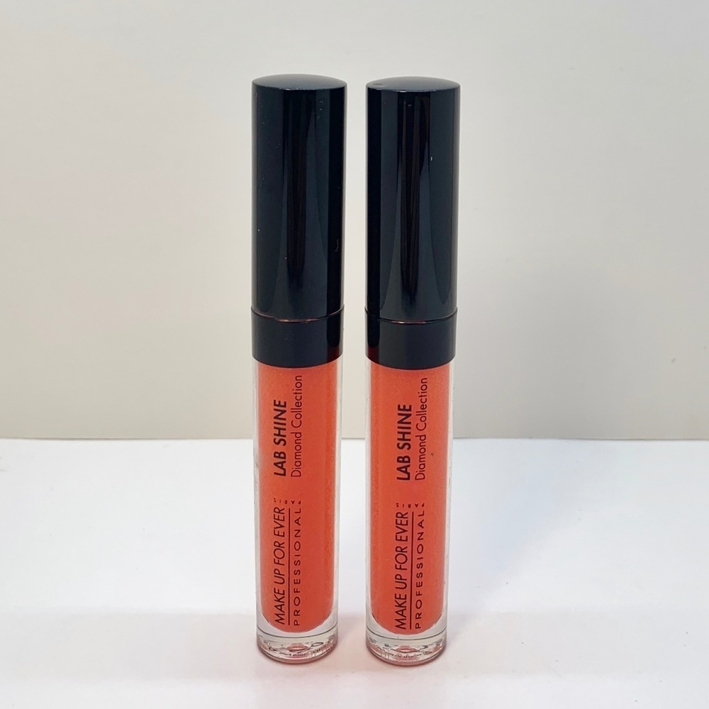 2x Make‎ Up For Ever Lip Gloss Diamond Papaya D22